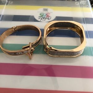 Silver and gold bracelet